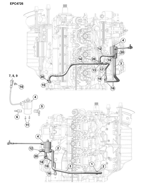 EVINRUDE-JOHNSON 357815 Fitting, Tee - Water Valve Hoses