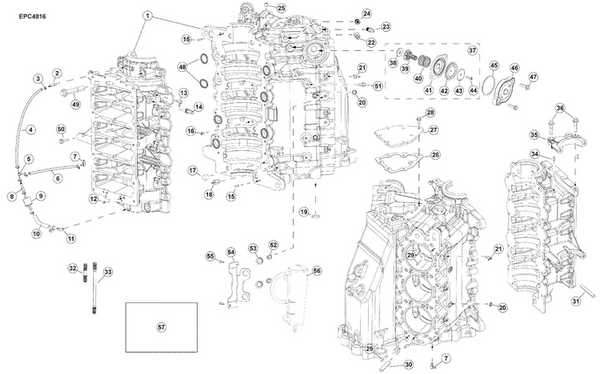 EVINRUDE-JOHNSON 358279 Gasket