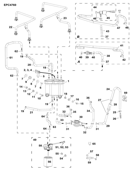 EVINRUDE-JOHNSON 359078 Hose, Vapor Vent Solenoid To Plenum