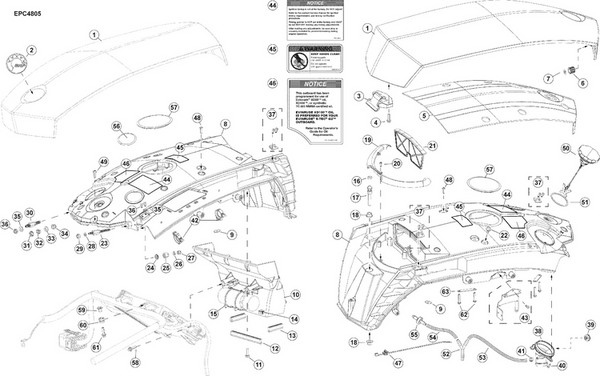 EVINRUDE-JOHNSON 359174 Blanket, Sound