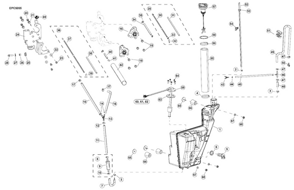 EVINRUDE-JOHNSON 362797 Bracket