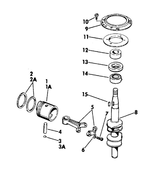 EVINRUDE-JOHNSON 383459 Connecting Rod Assy