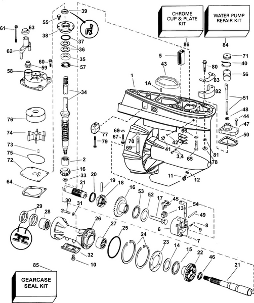 EVINRUDE-JOHNSON 438424 Bracket, Water Tube