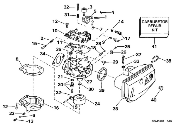 EVINRUDE-JOHNSON 447013 Hose Fitting, Cover