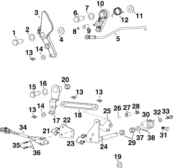EVINRUDE-JOHNSON 5005625 Link, Cam To Shaft-Tps