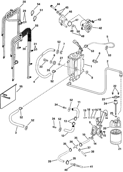 EVINRUDE-JOHNSON 5009883 Fuel Pump Kit