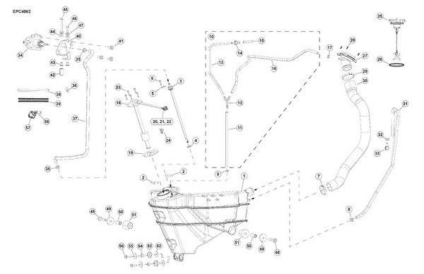 EVINRUDE-JOHNSON 5010446 Oil Pick-Up Assembly