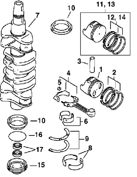 EVINRUDE-JOHNSON 5031067 Oil Seal
