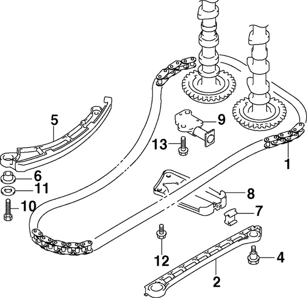 EVINRUDE-JOHNSON 5031335 Tensioner, Timing Chain