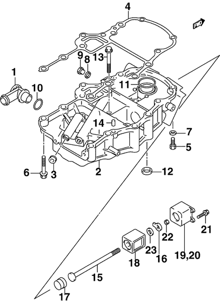 EVINRUDE-JOHNSON 5031816 Bolt