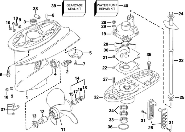 EVINRUDE-JOHNSON 5031834 Spacer Washer