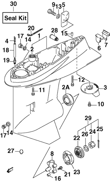EVINRUDE-JOHNSON 5032551 Bushing, Propeller Thrust