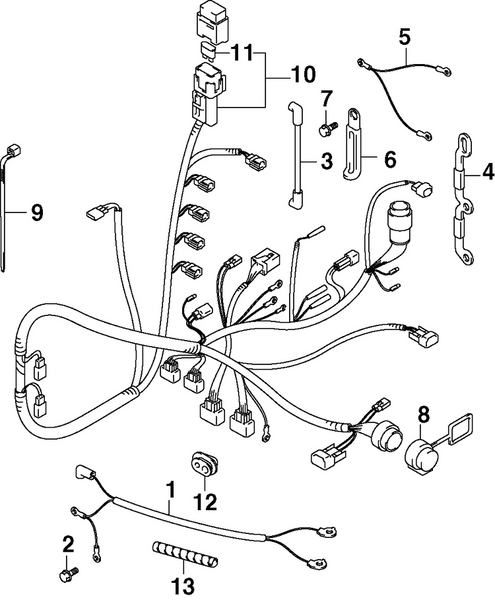 EVINRUDE-JOHNSON 5032619 Cable, Starter Motor