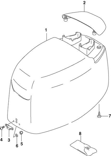 EVINRUDE-JOHNSON 5032623 Nut