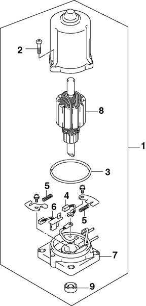 EVINRUDE-JOHNSON 5032674 Brush Holder