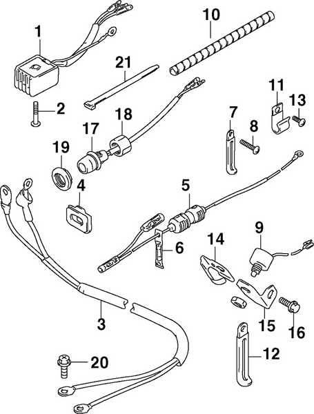 EVINRUDE-JOHNSON 5032998 Plug, Start Sw Hole
