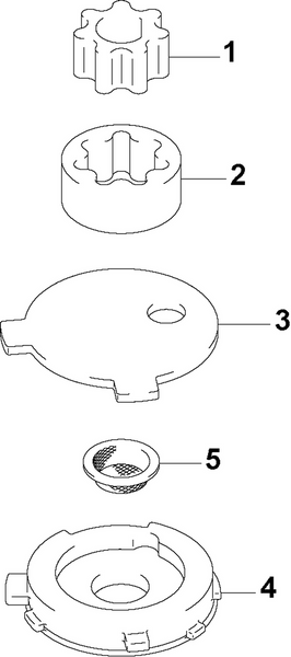EVINRUDE-JOHNSON 5033377 Holder, Oil Pump Plate