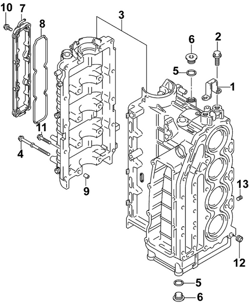 EVINRUDE-JOHNSON 5033646 Hook, Engine