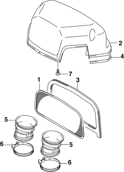 EVINRUDE-JOHNSON 5034975 Tube, Outlet