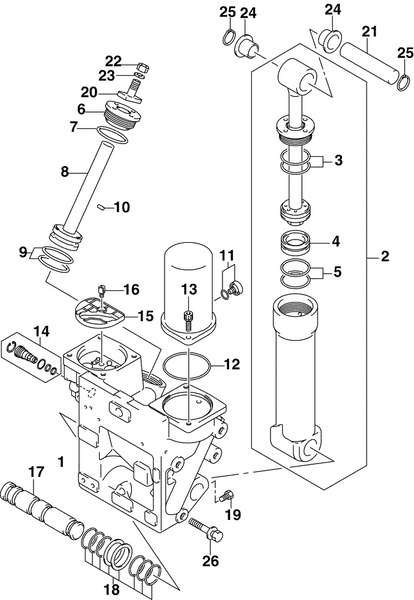 EVINRUDE-JOHNSON 5035719 Piston / Ram