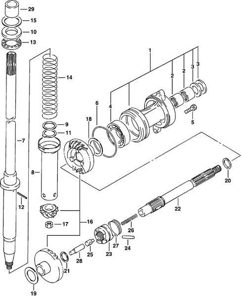 EVINRUDE-JOHNSON 5036059 Shifter, Clutch Dog