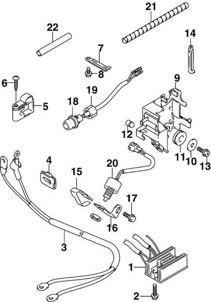EVINRUDE-JOHNSON 5036284 Interrupteur, Point Mort