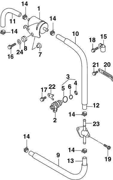 EVINRUDE-JOHNSON 5036475 O-Ring, Lower | New P/N For 2005
