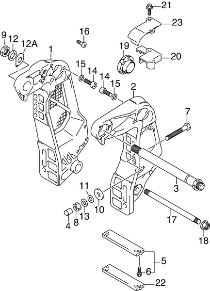 EVINRUDE-JOHNSON 5036600 Bolt