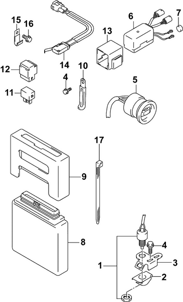 EVINRUDE-JOHNSON 5036620 Unit, Engine Control - 115Hp | "B" Prefix Models Only, New For 2005