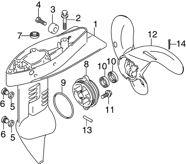 EVINRUDE-JOHNSON 5037363 Pin, Cotter