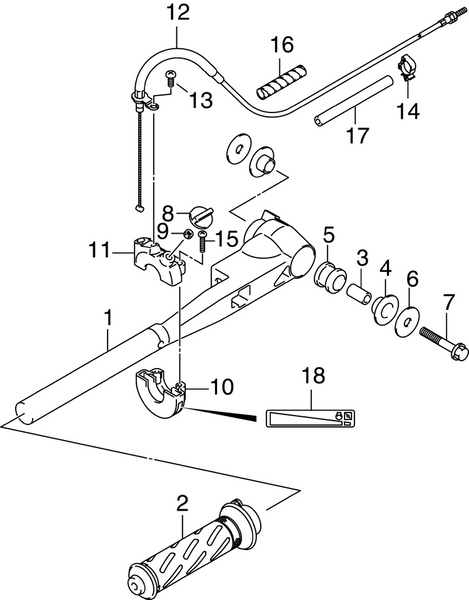 EVINRUDE-JOHNSON 5037421 Screw, Throttle Cable