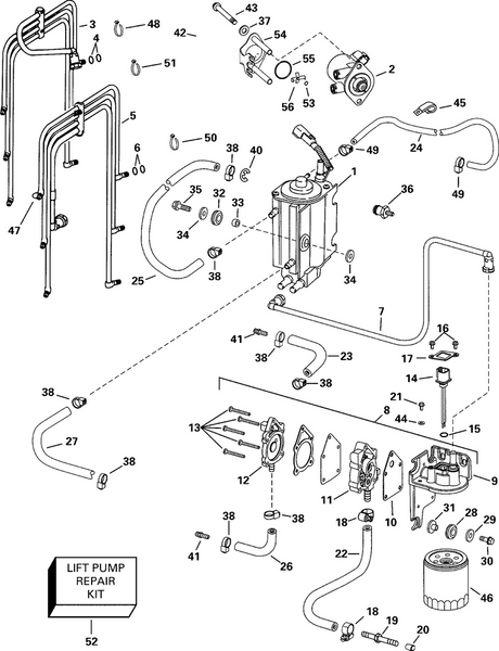 EVINRUDE-JOHNSON 510487 Retaining Ring