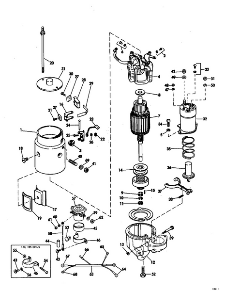 EVINRUDE-JOHNSON 550074 Stud