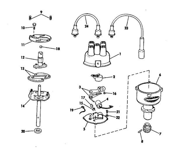 EVINRUDE-JOHNSON 580558 Lead Assembly, Coil