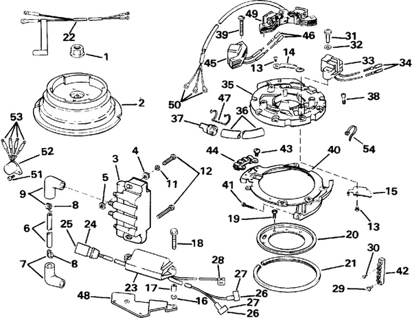EVINRUDE-JOHNSON 584222 Flywheel Assembly