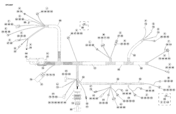 EVINRUDE-JOHNSON 587362 Harness Assembly | When Replacing An Engine Harness, Review The Installation To Ensure You Also Order Any Needed Hose Clamps Or Other Consumable Supplies.