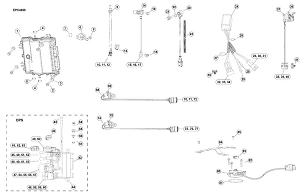 EVINRUDE-JOHNSON 587486 Sensor, Crankshaft Position (Cps)