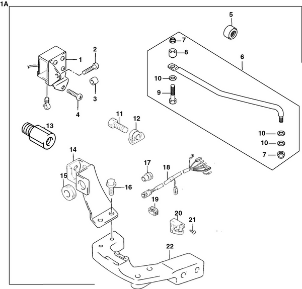 EVINRUDE-JOHNSON 775980 Kit,Choke Solenoid