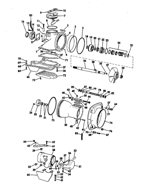 EVINRUDE-JOHNSON 908338 Nut, Trim Screw