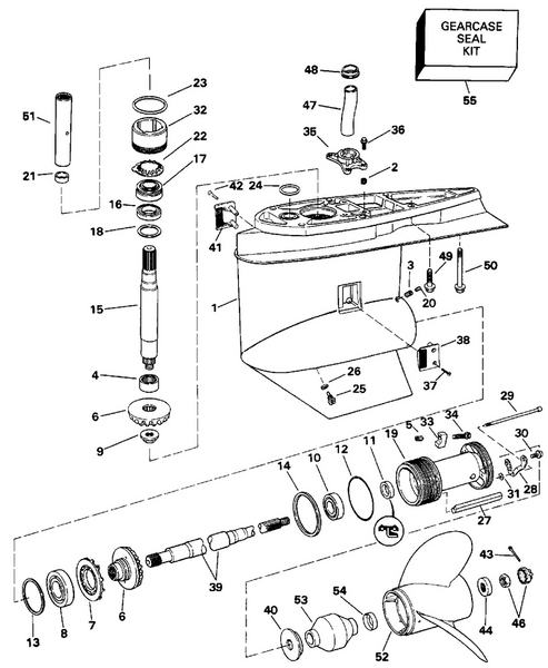 EVINRUDE-JOHNSON 915222 Screw, Internal Screen