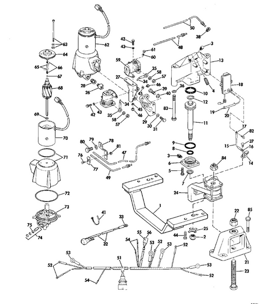 EVINRUDE-JOHNSON 980984 Lead Addy,Trim Indicator