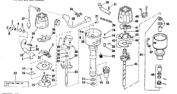 EVINRUDE-JOHNSON 981783 Lead Assy, Cylinder 3 & 4