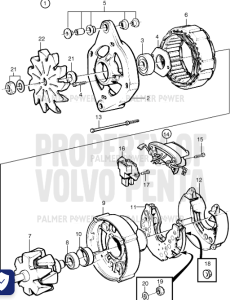 Order VOLVO PENTA 873771 Alternator