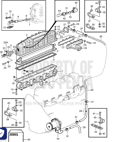 Order VOLVO PENTA 11032164 Water Pump