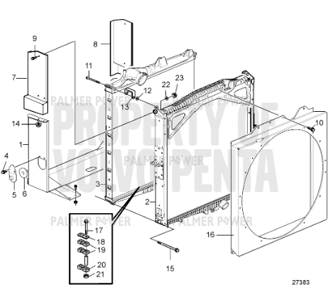 Order VOLVO PENTA 1676648 Spacer