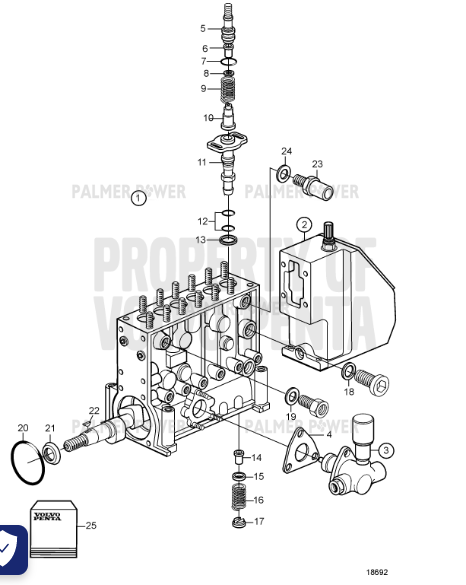 Order VOLVO PENTA 1697952 Delivery Valve