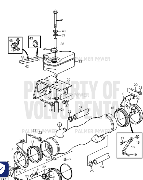 Order VOLVO PENTA 17378 Stud