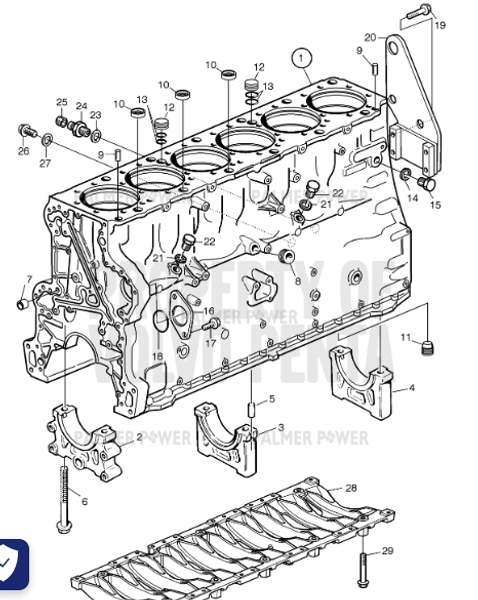 Order VOLVO PENTA 20397778 Frame