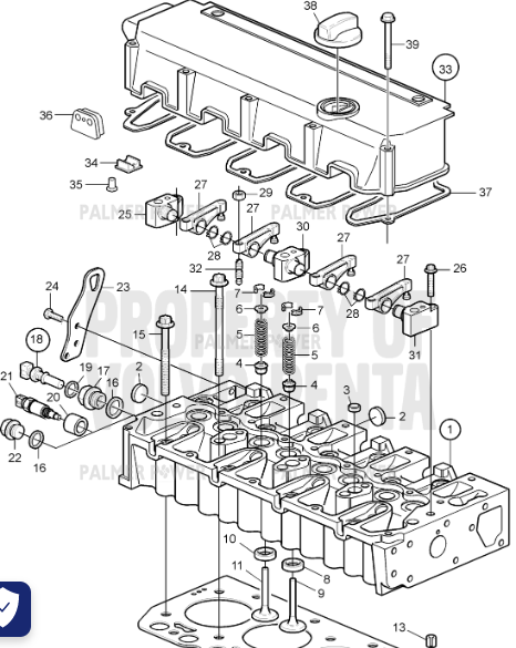 Order VOLVO PENTA 20459837 Flange Screw