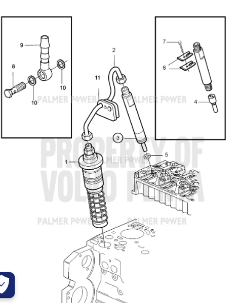 Order VOLVO PENTA 20460095 Fuel Pipe